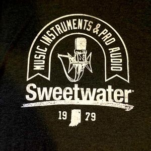 SWEETWATER MUSIC T-Shirt Music Instruments Pro Audio Store 1979 Super Soft Sz XL